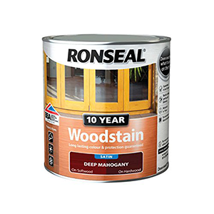 Ronseal WoodStain Deep Mahogany Satin 750ml