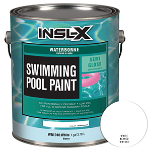 丙烯酸INSL-X WR101009A-01水上游泳池油漆1加仑白色