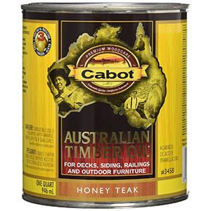卡伯特澳大利亚木材油1夸脱蜂蜜柚木