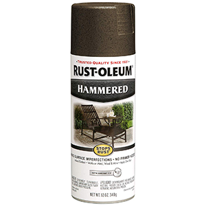 Rust-Oleum 7218830锤击金属表面喷雾剂，深色青铜色，12盎司