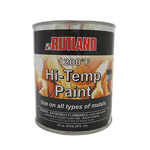 Rutland 1200°F Hi-Temp油漆黑色