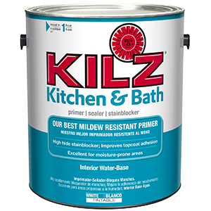 KILZ厨房和浴室内部乳胶底漆