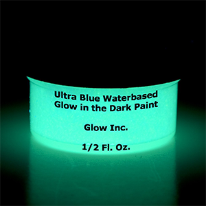 Ultra Blue Glow in Dark油漆0.5液盎司