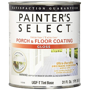 油漆工的选择内部-外部聚氨酯强化门廊和地板涂料，光泽1夸脱亚搏手机登录主页版